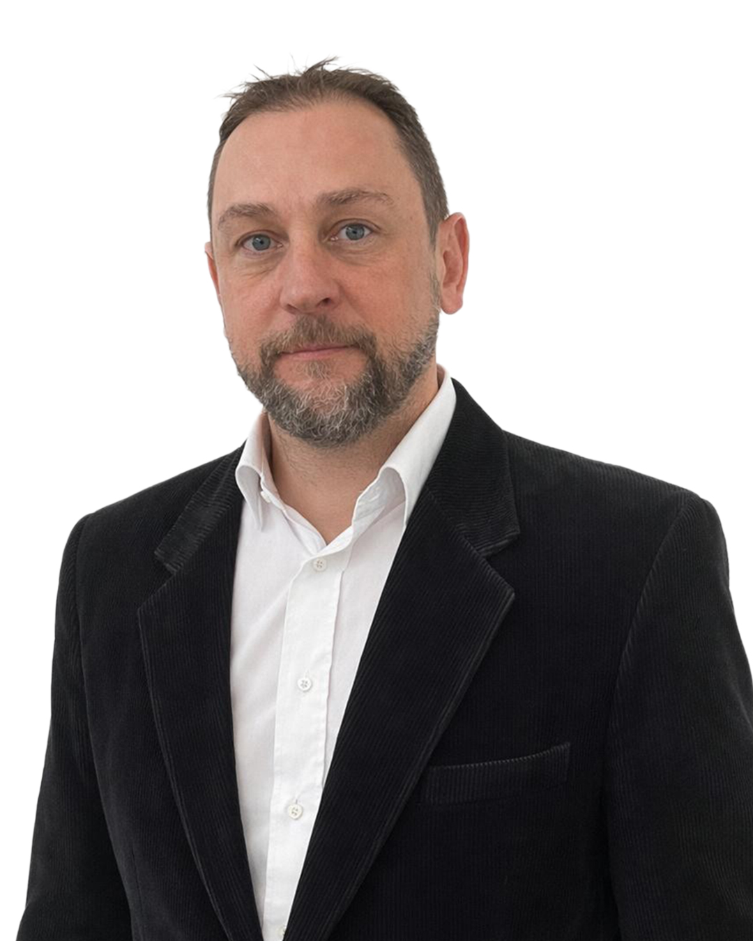 a man in a suit and tie posing for a picture